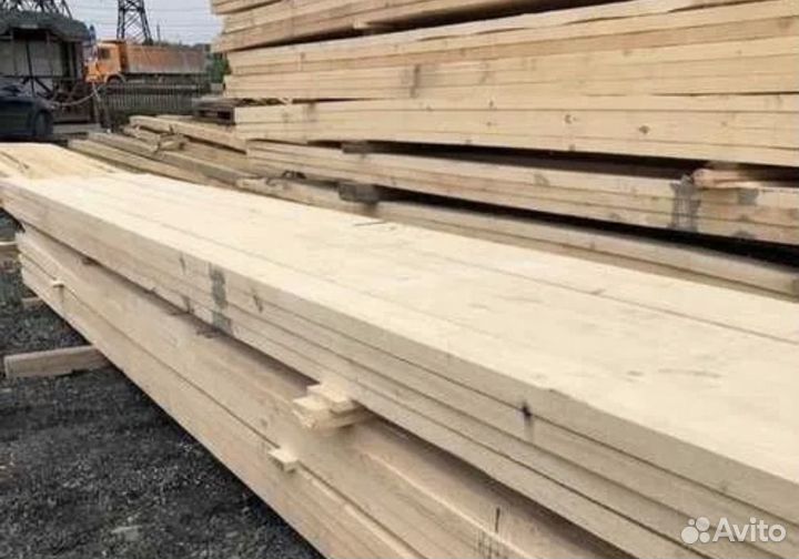Доска обрезная 50х200х6000мм