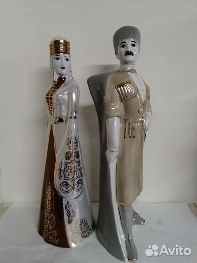 Фарфоровая Статуэтка Горец и Горянка большие