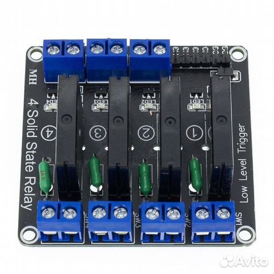 Твердотельное реле 4 каналов 220В Arduino, ESP