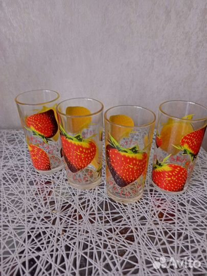 Стаканы 4шти графин