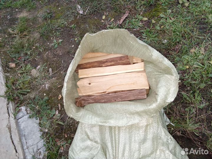 В мешках дрова дуб