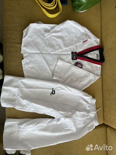 Кимоно костюм добок для Тхеквондо, р 159 см