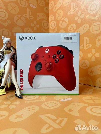 Геймпад xbox Controller Wireless Pulse Red