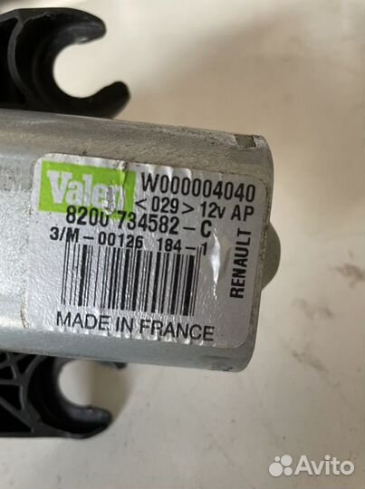 Моторчик стеклоочистителя Renault Duster с 2012 го