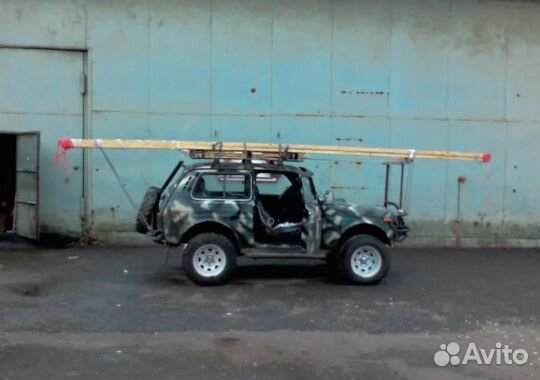 Багажник на ниву длинномер. Дуга на бампер