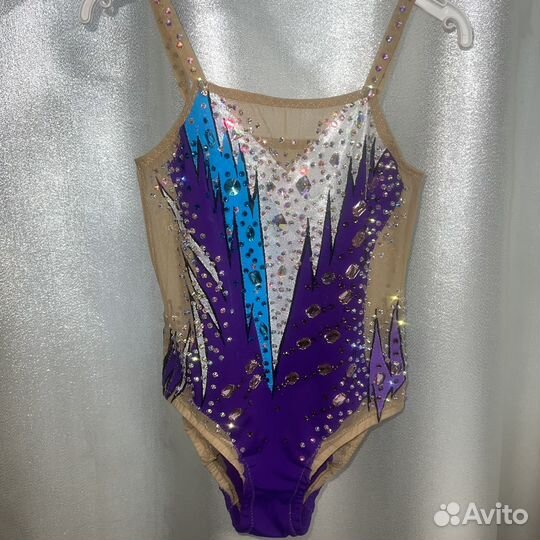 Купальник для художественной гимнастики на лямках