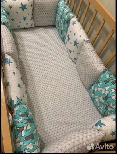 Бортики в детскую кроватку