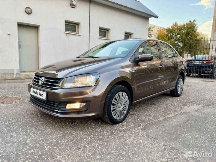 Volkswagen Polo 1.6 AT, 2016, 68 000 км