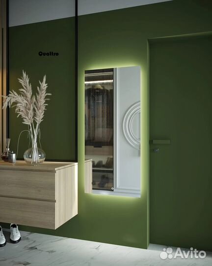 Парящее зеркало без рамы Джозеф