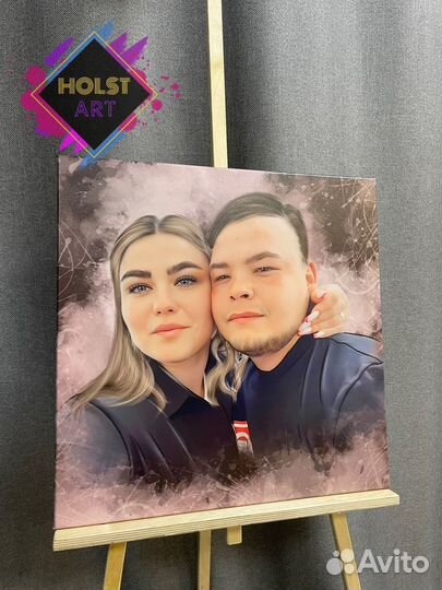 Портрет на холсте по фото