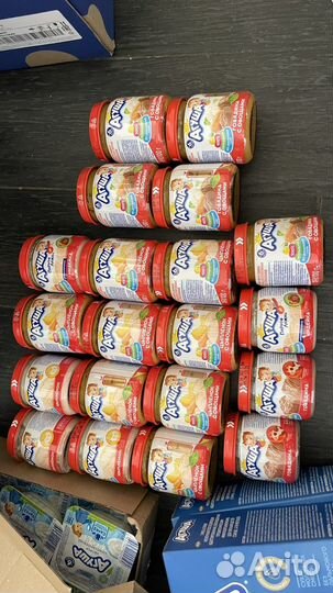 Детское питание коробками