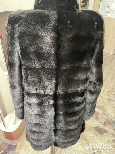 Шуба норковая поперечка 42 44