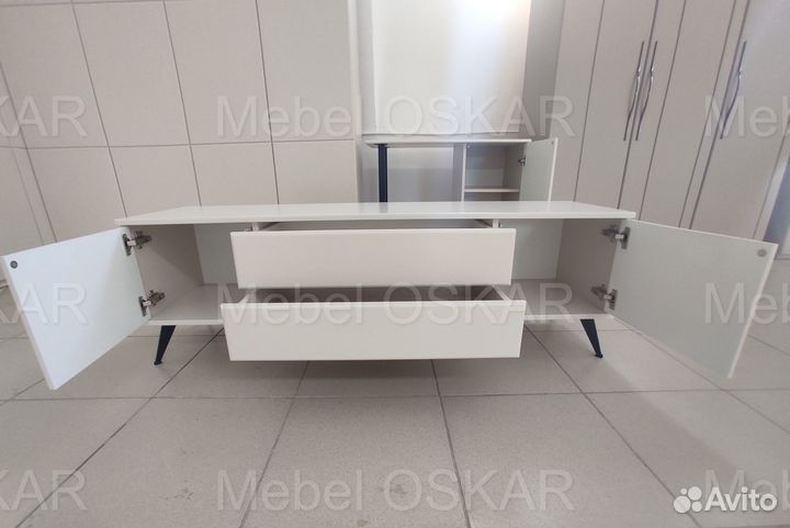 Тумба под тв Бланкет 150см мдф эмаль сатин