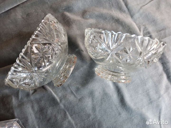 Хрустальные вазочки СССР
