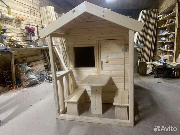 Детский игровой домик уличный