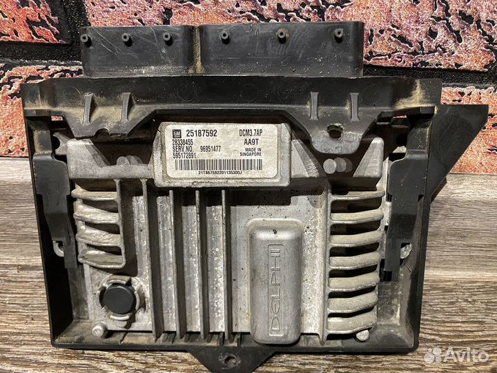 Блок управления двигателем Опель Антара 2,2