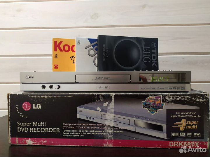 LG рекордер CD DVD +караоке, коробка