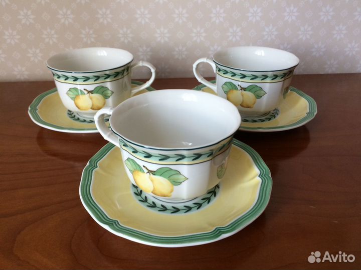 Чайные пары Villeroy&Boch French Garden 200 мл