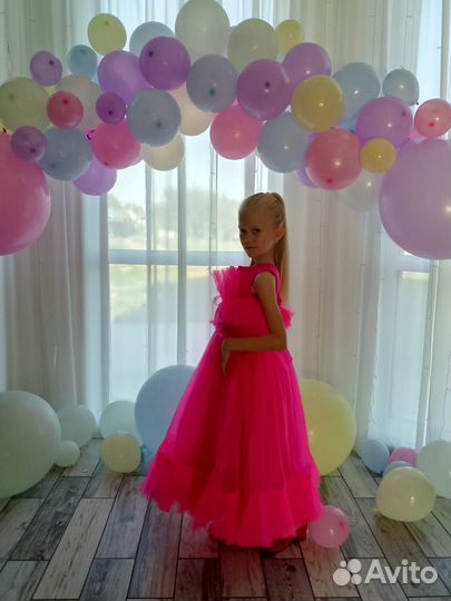 Нарядное платье для девочки 122 128