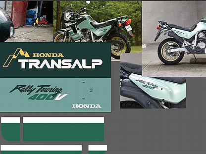 Наклейки на пластик Honda Transalp 600 400 дорест