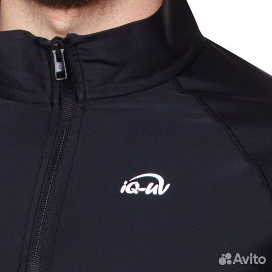 Мужская лайкровая куртка на молнии с длинным рукав