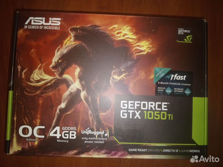 GTX 1050 TI 4GB OC