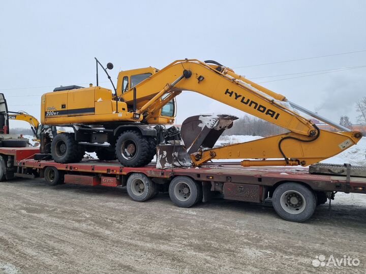 Колесный экскаватор Hyundai R200W