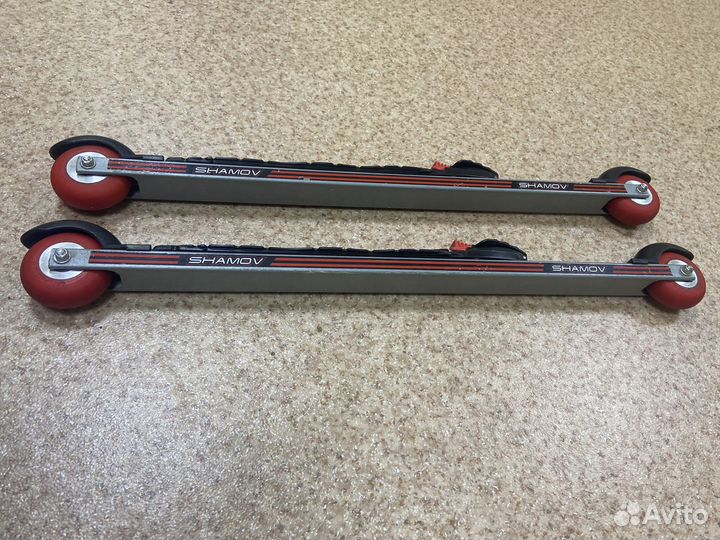 Лыжи лыжероллеры shamov как новые