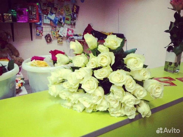 Цветы розы букет