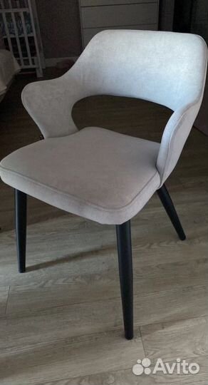 Cтул Boston, микровелюр, металлические ножки