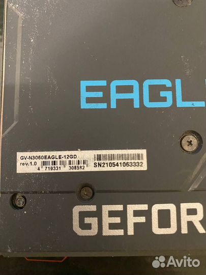 Видеокарта gigabyte Eagle GeForce RTX 3060 12 GB