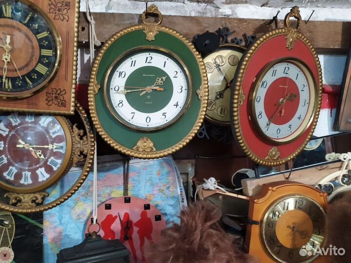 СССР Часы настенные Янтарь рабочие