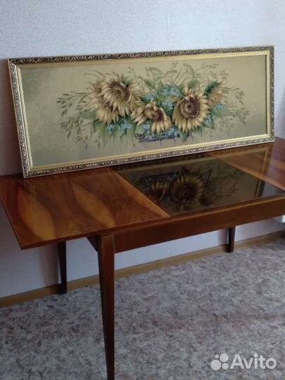 Картина гобелен Семечко 150 50см Россия хлопок 60