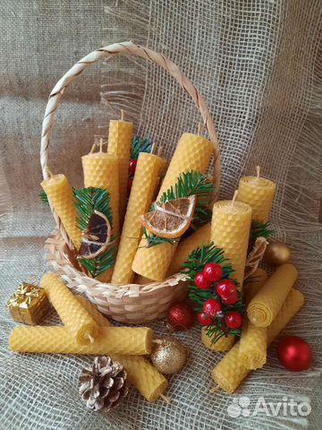 Свечи из вощины