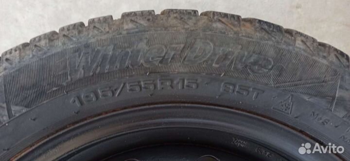 R15 Cordiant Winter Drive 195/55, PCD 4x114.3 DIA 56.5