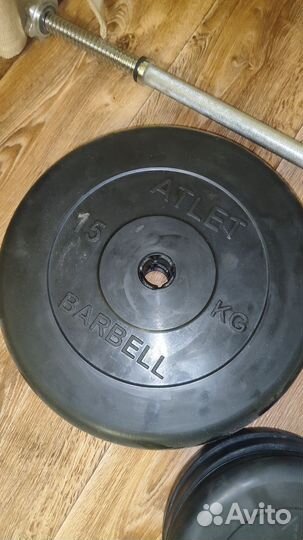 Штанга гриф блины гантели