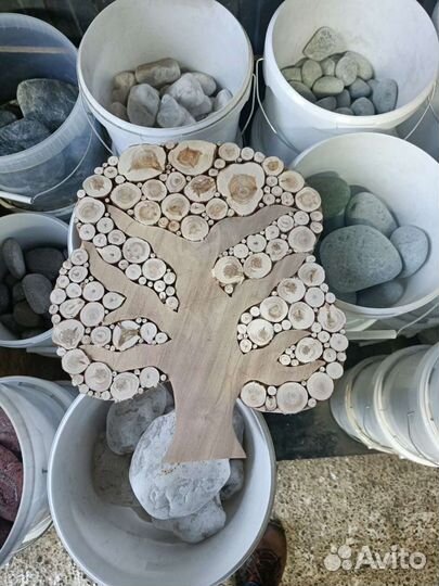 Фигуры из спилов можжевельника