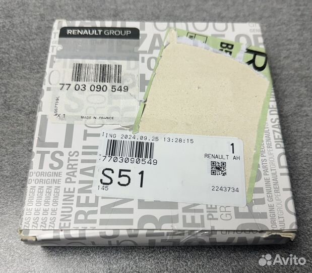 Подшипник дифференциала renault logan большой