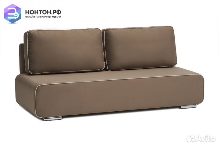 Диван еврокнижка Нео коричневый