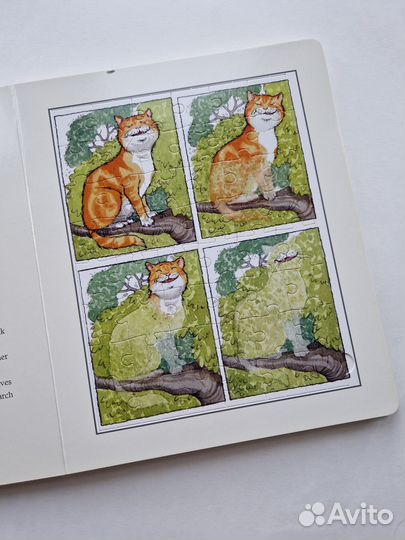 Книга на английском с пазлами