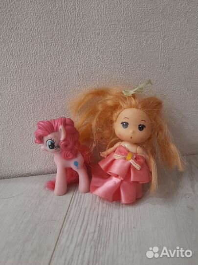 Кукла лол и пинки пай