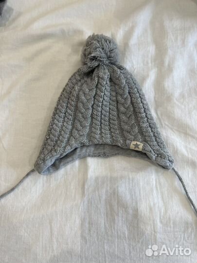 Шапка детская новорожденным осень