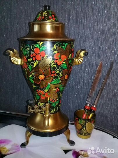 Чайник хохлома