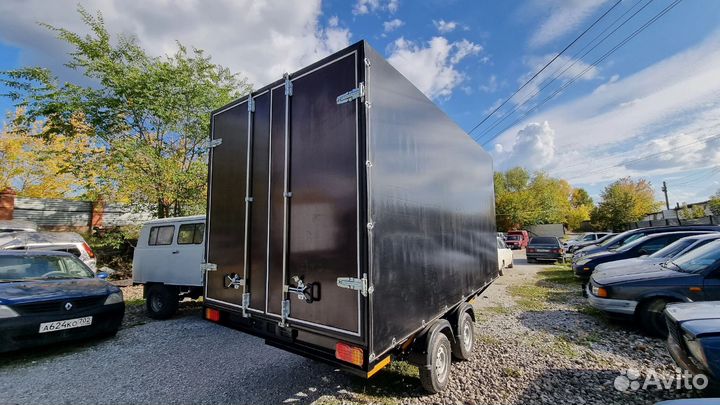 Прицеп 4 на 2 с тентом и воротами в наличии