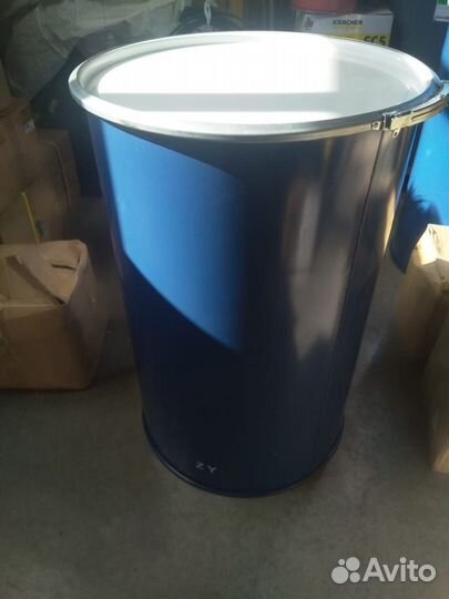 Бочка металлическая 200л с крышкой