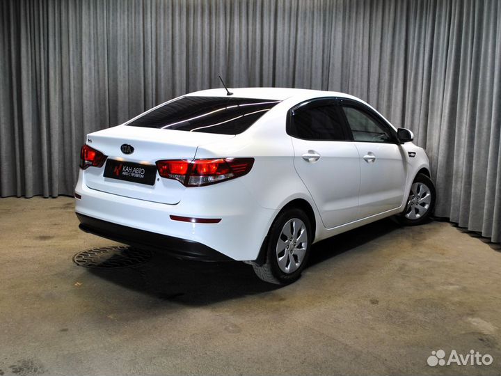 Kia Rio 1.4 МТ, 2016, 126 643 км