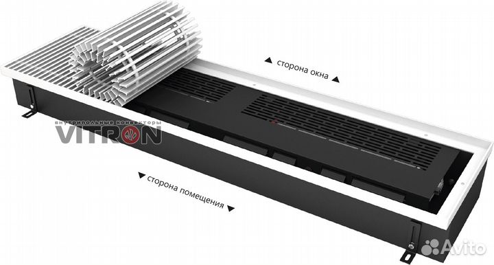 Обореватель Витрон электрический внутрипольный