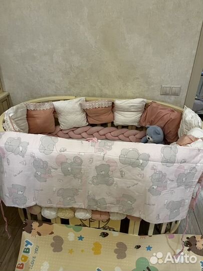 Бортики в детскую кроватку