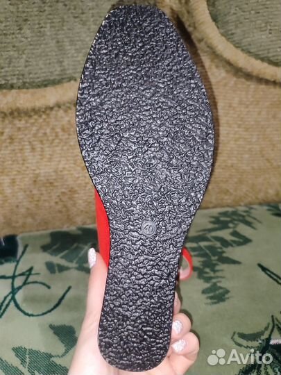 Туфли женские 40 размер красные