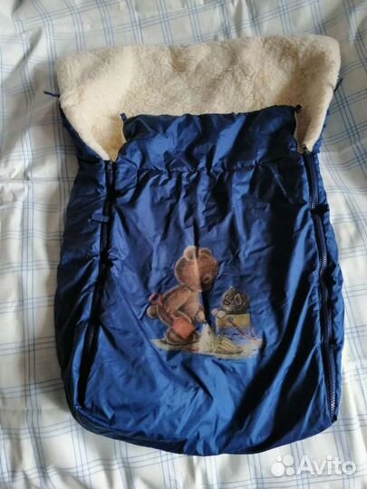 Зимний конверт в прогулочную коляску